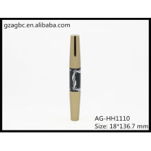 Empty Aluminum Double Head Mascara Tube AG-HH1110, AGPM Cosmetic Packaging , Custom Colors/Logo